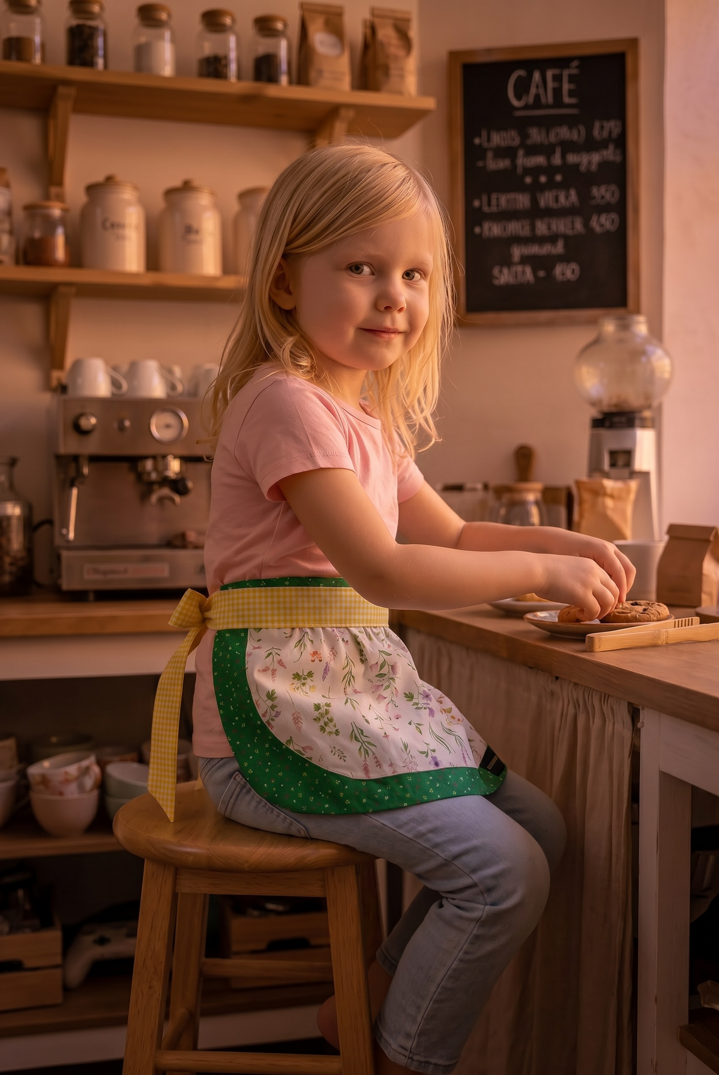 Floral Kids Apron