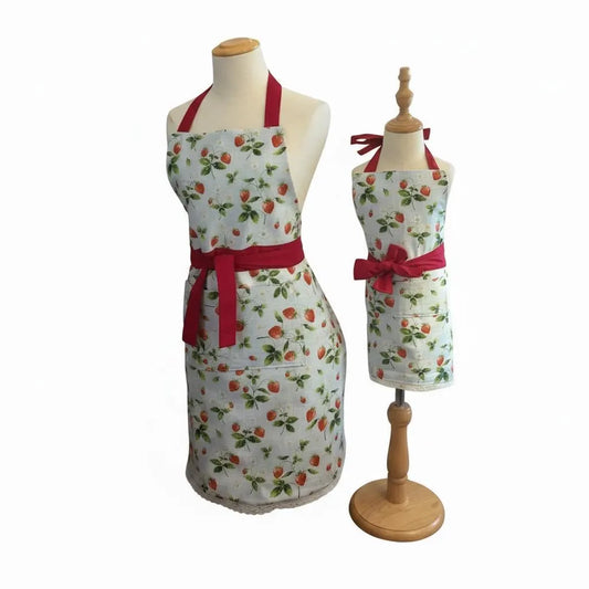 Strawberry Patch Mommy & Me Aprons