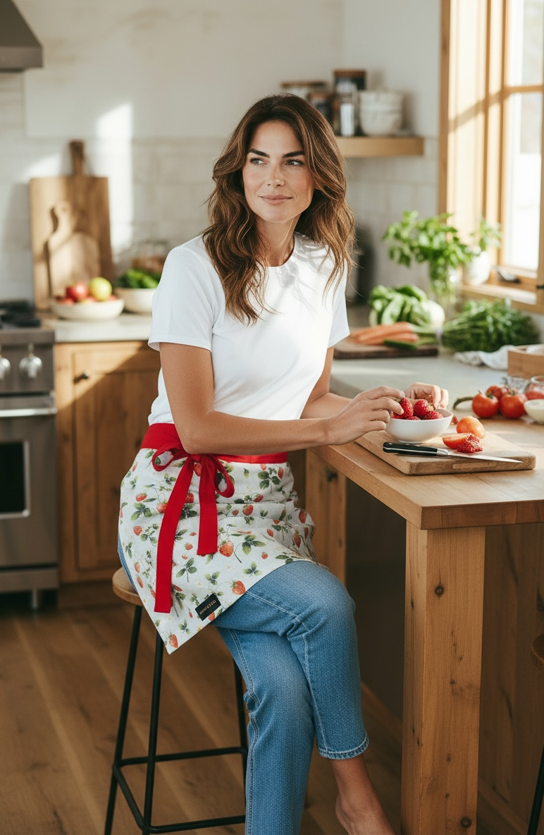 Strawberry Apron