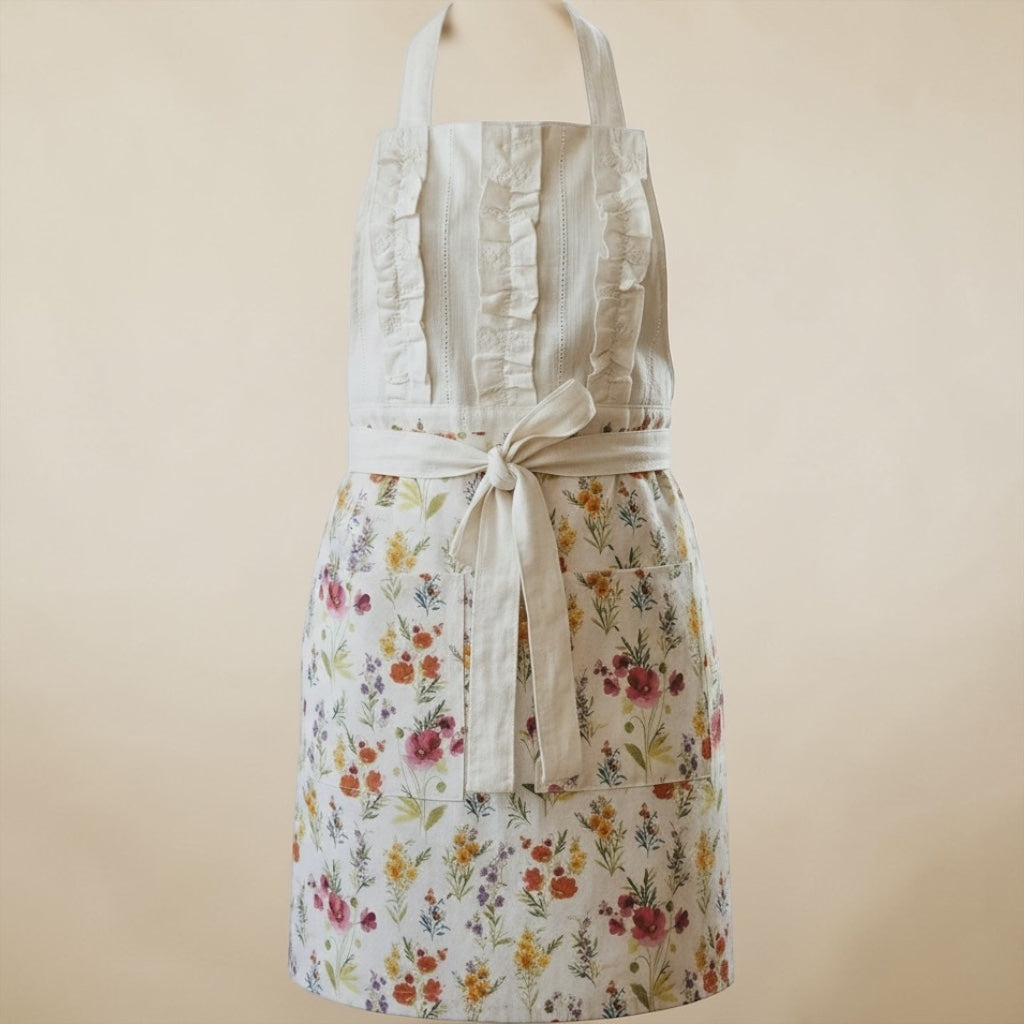 Wildflower Ruffle Apron
